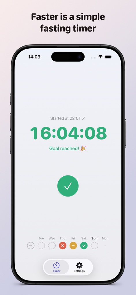 Faster Timer - Health & Fitness App | MWM