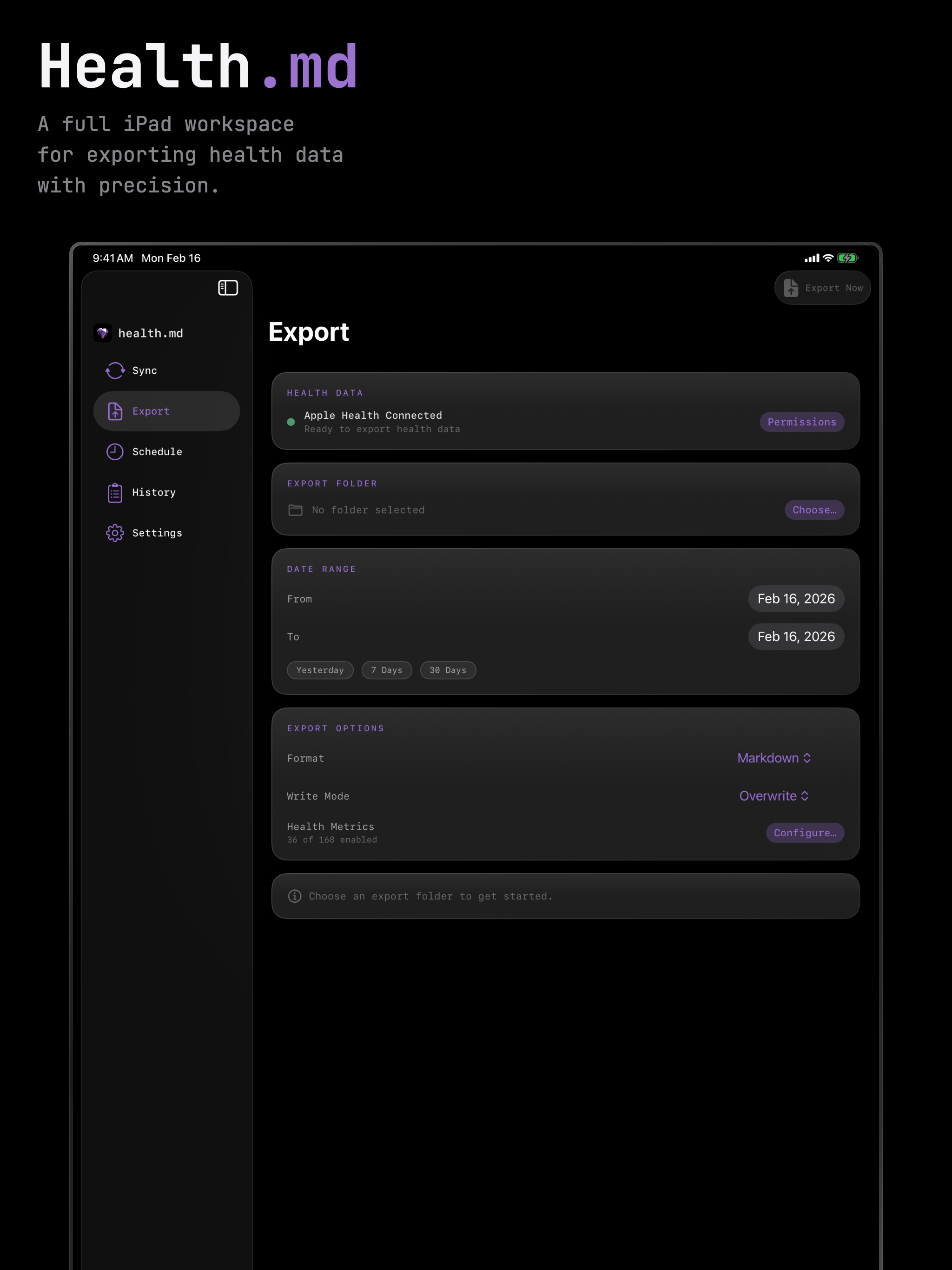 Health.md screenshot 10