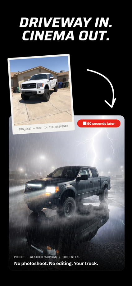 RevReel: AI Car Edits 的 App Store 截图 5