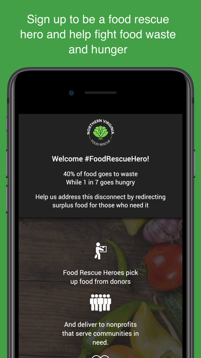 Northern Virginia Food Rescue Screenshot