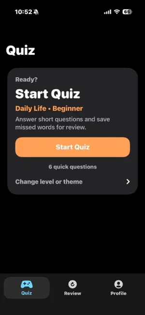 Learn Korean with Quiz screenshot 1