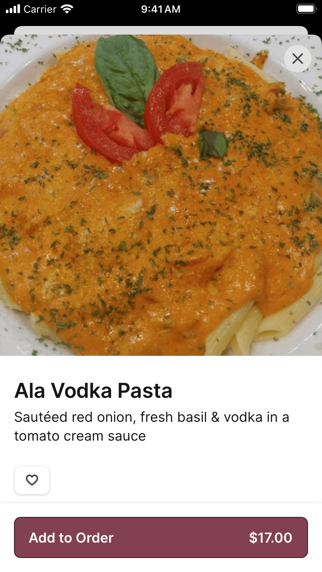 Jojo's Italian Diner iPhone screenshot 4 - Food & Drink app