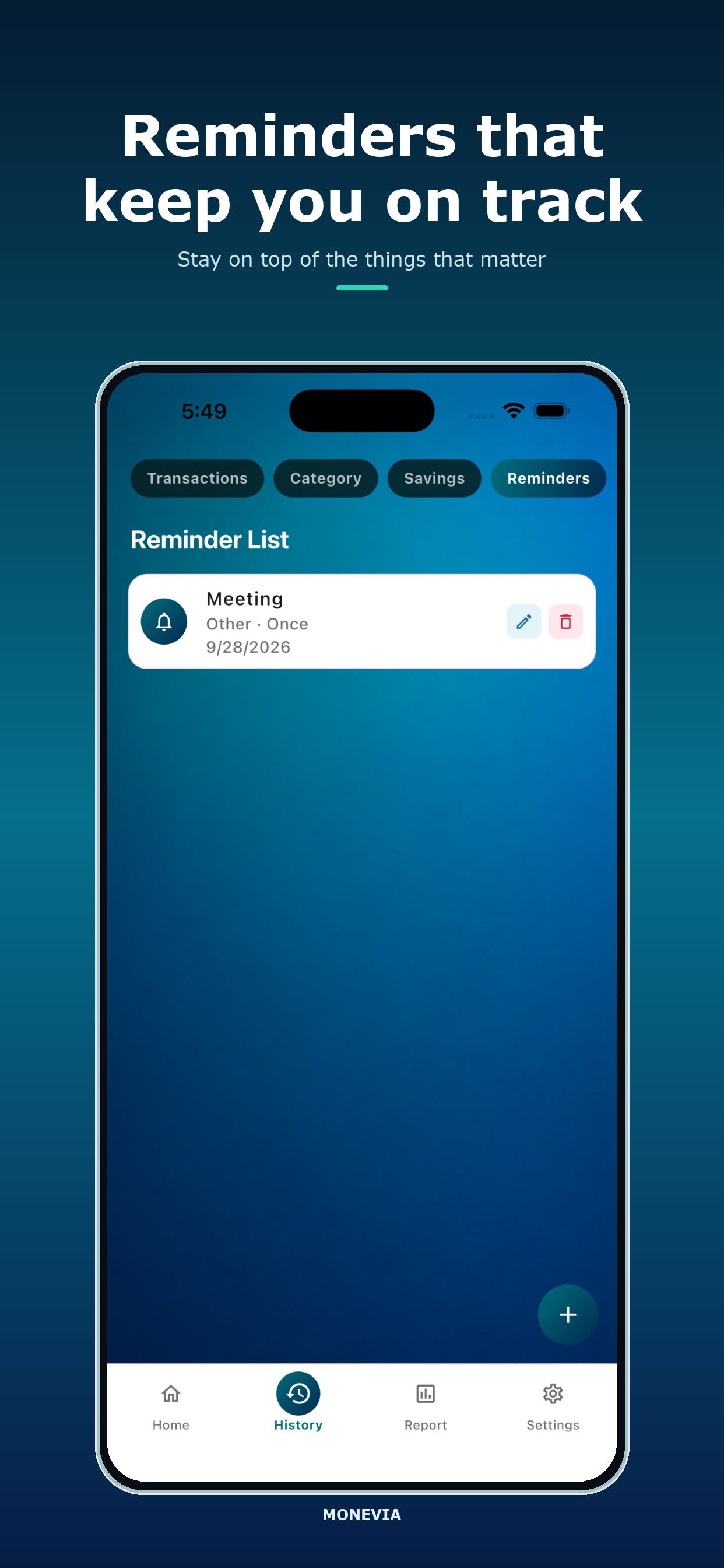 Screenshot 6 of Monevia: Money Flow Tracker
