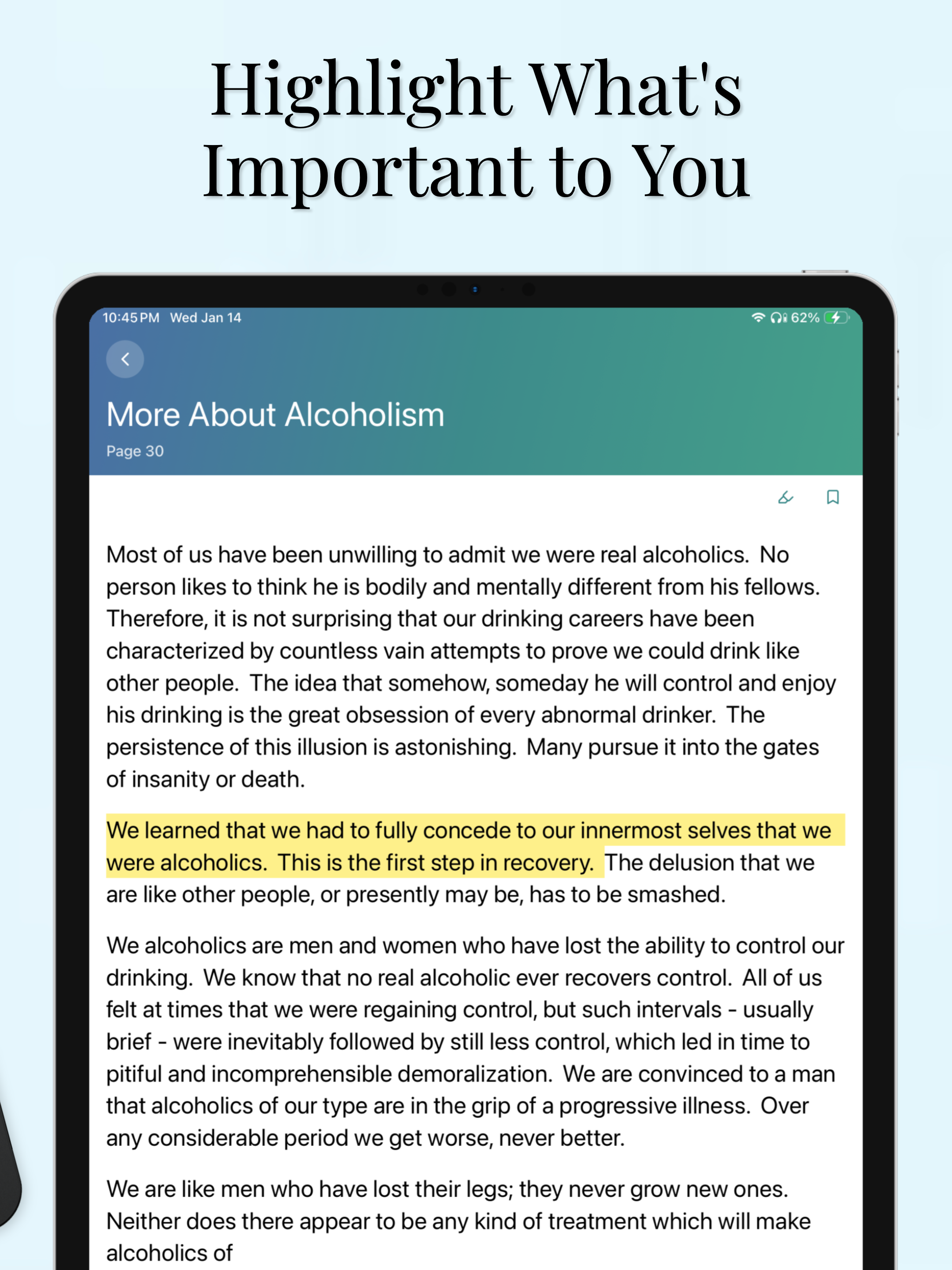 Sober Dailies - AA Toolkit screenshot 11