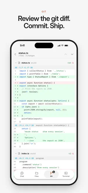 Maude: AI Coding Agents & SSH screenshot 4