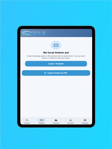 ShowMeBus iPad screenshot
