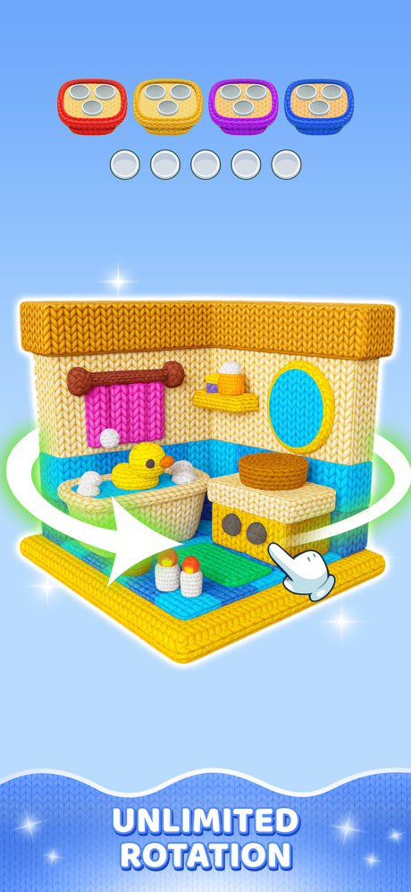 Yarn Sort 3D: Jam Puzzle screenshot 2