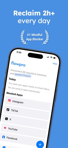 Flow: Screen Time Control Screenshot 1 of 6