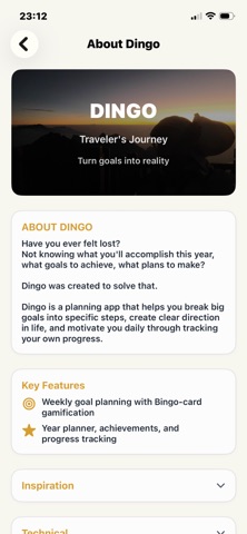 Dingo - Goal Planner screenshot