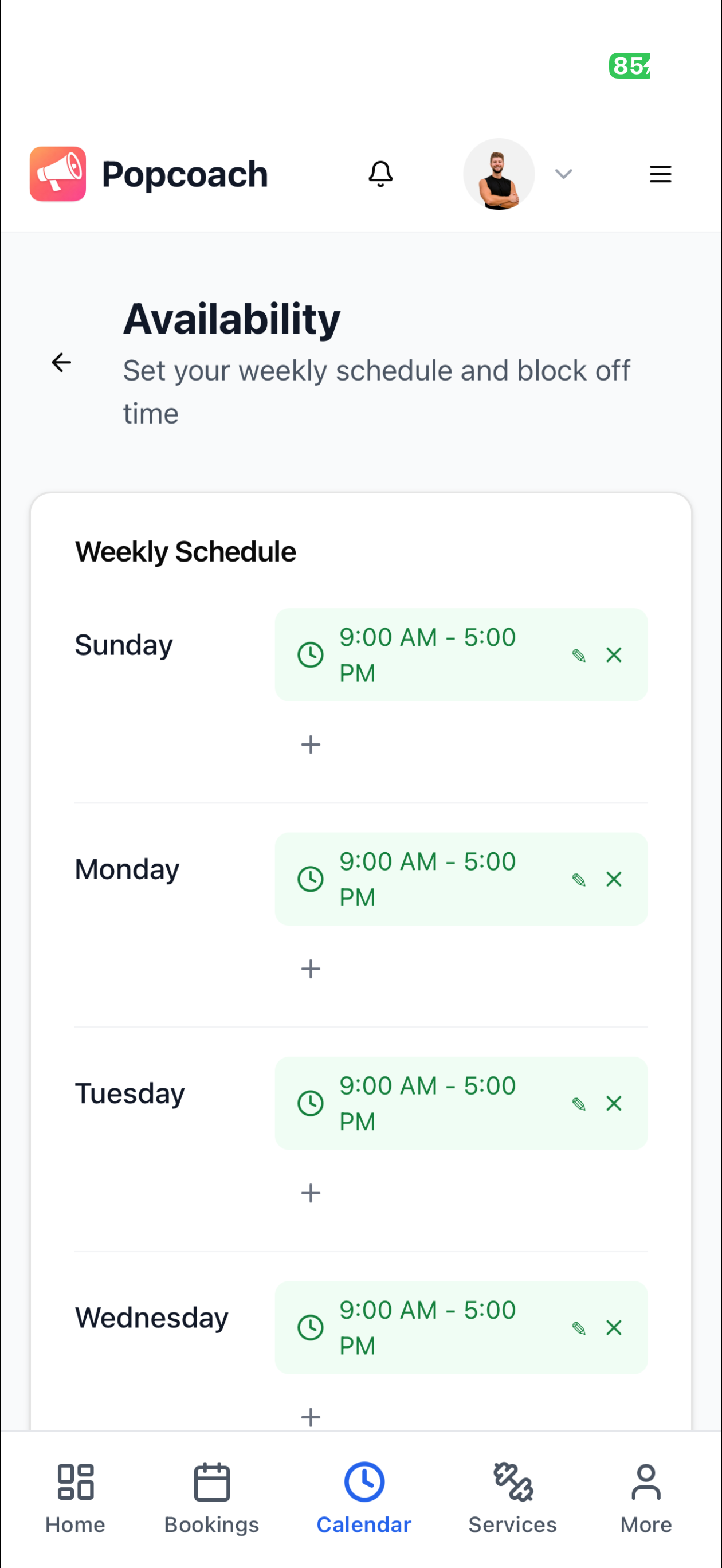 Popcoach screenshot 8