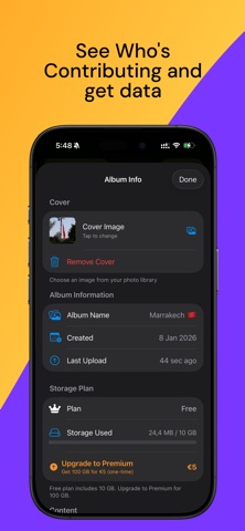 Memoriia: Shared Media Albums screenshot