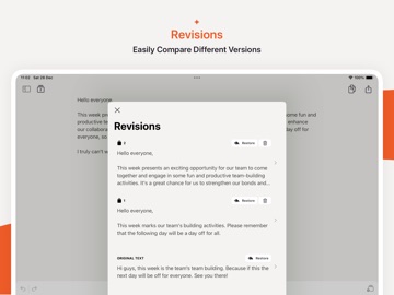 AI Rewriter: Paraphrase Text iPad screenshot