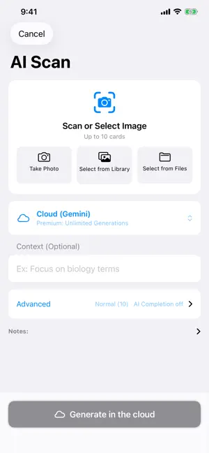 FlashcardAI - Photo to Cards screenshot 2
