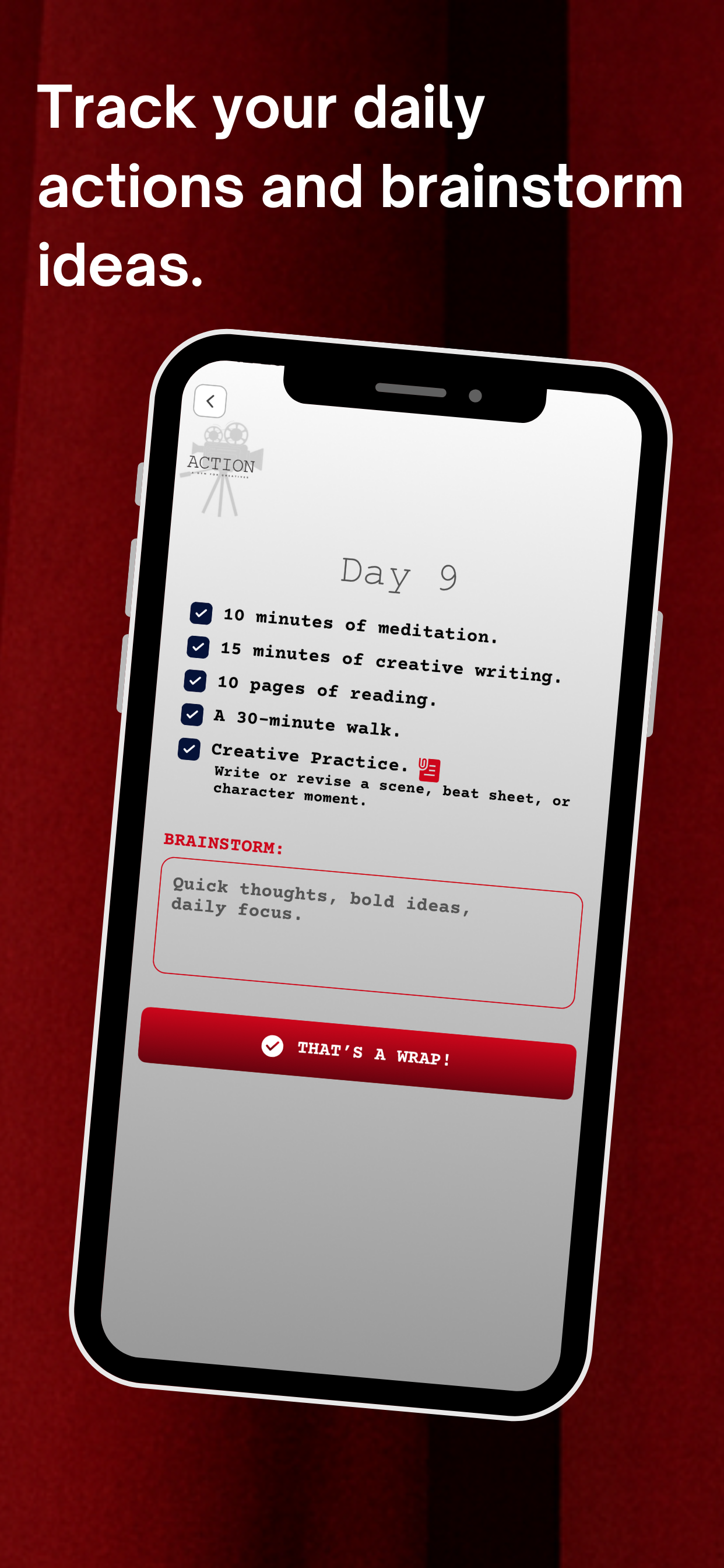 Action: A Gym for Creatives screenshot 2