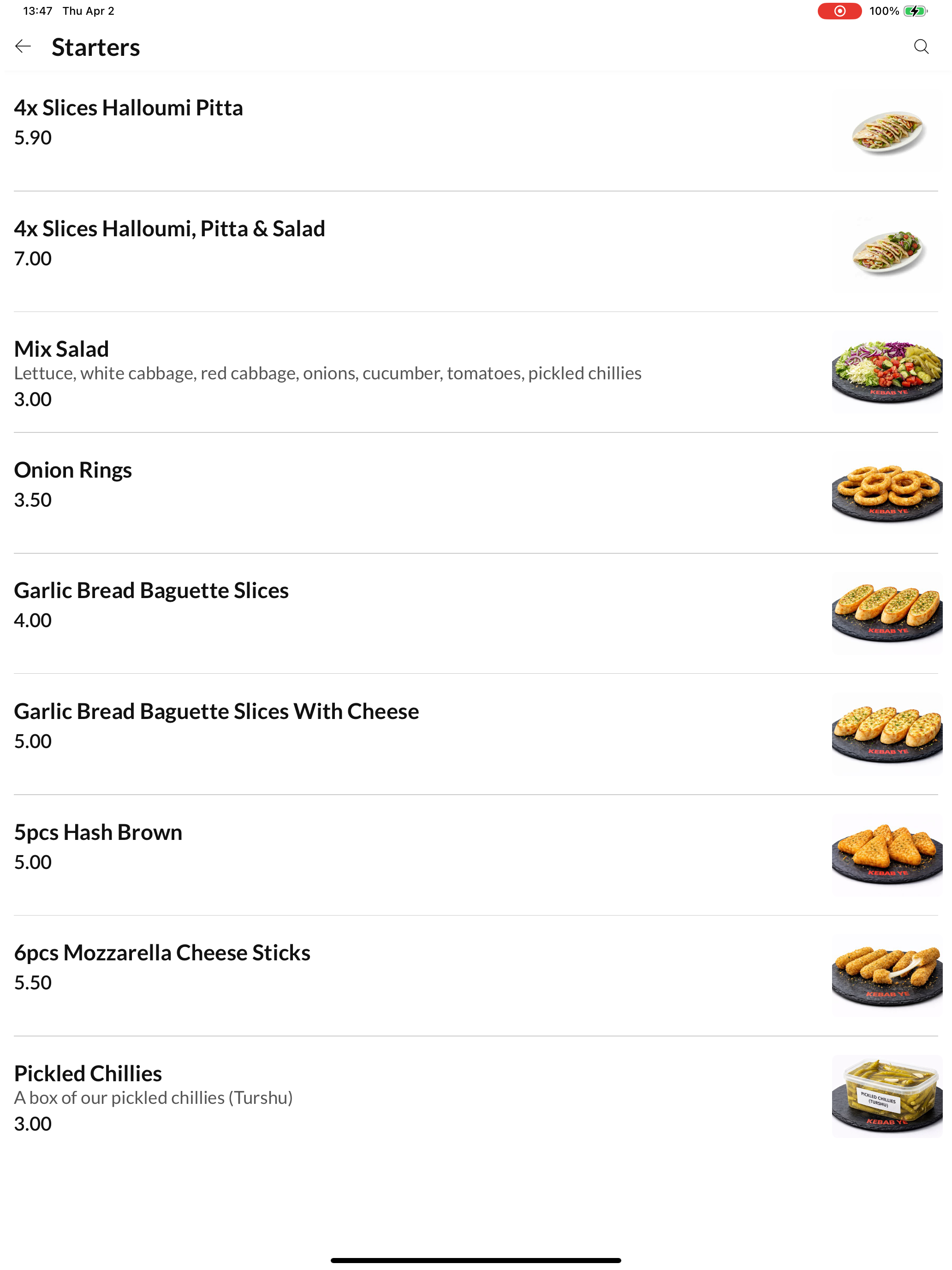 Kebab Ye Donnington screenshot 7