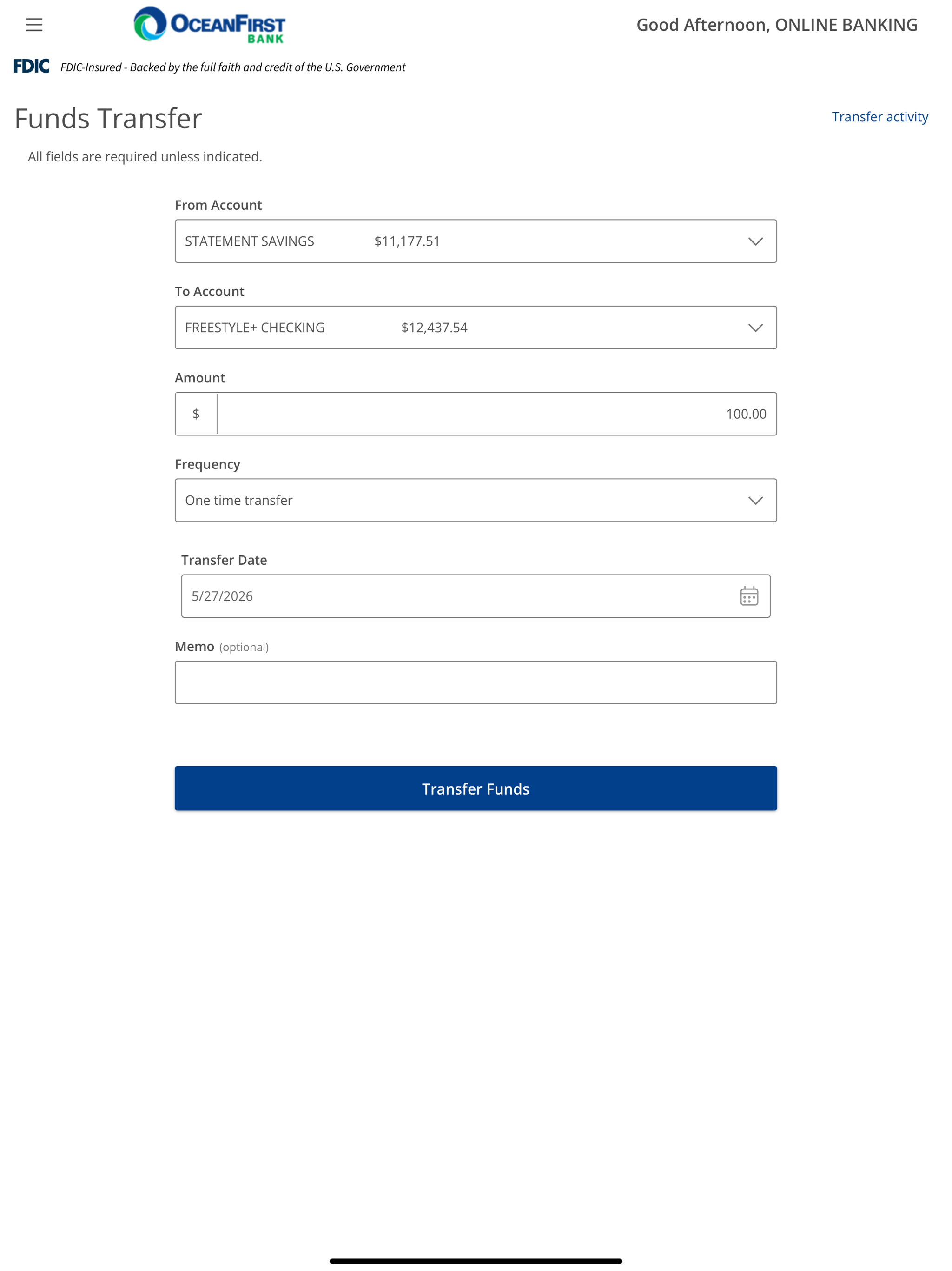 OceanFirst Bank Mobile screenshot 8