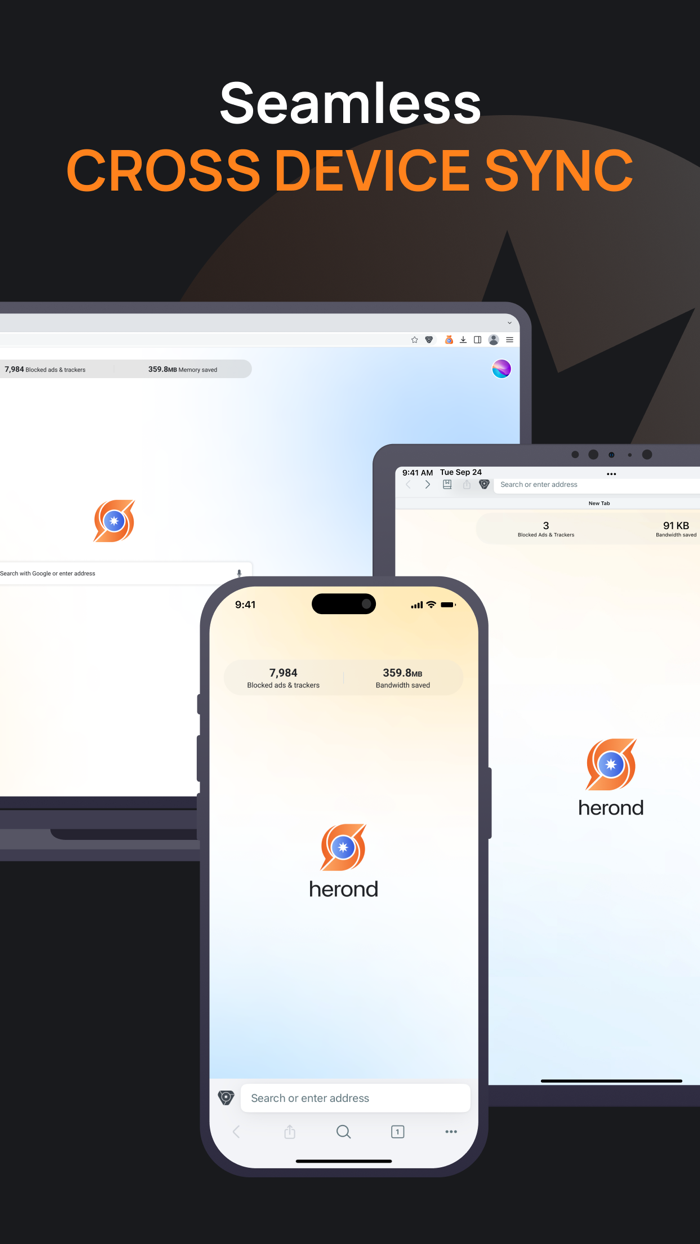 Herond Private Adblock Browser