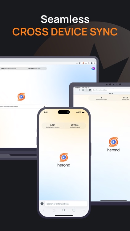 Herond Private Adblock Browser screenshot-4