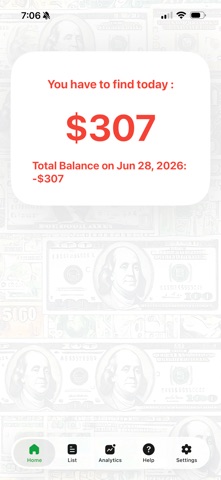 Forcash: Daily Spend Manager screenshot