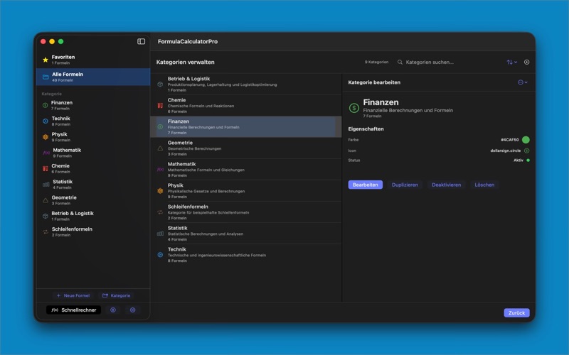 FormulaCalculatorPro screenshot