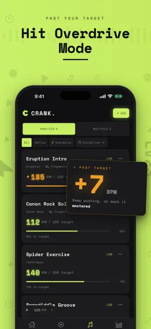 Crank. Music Practice Tracker screenshot 4