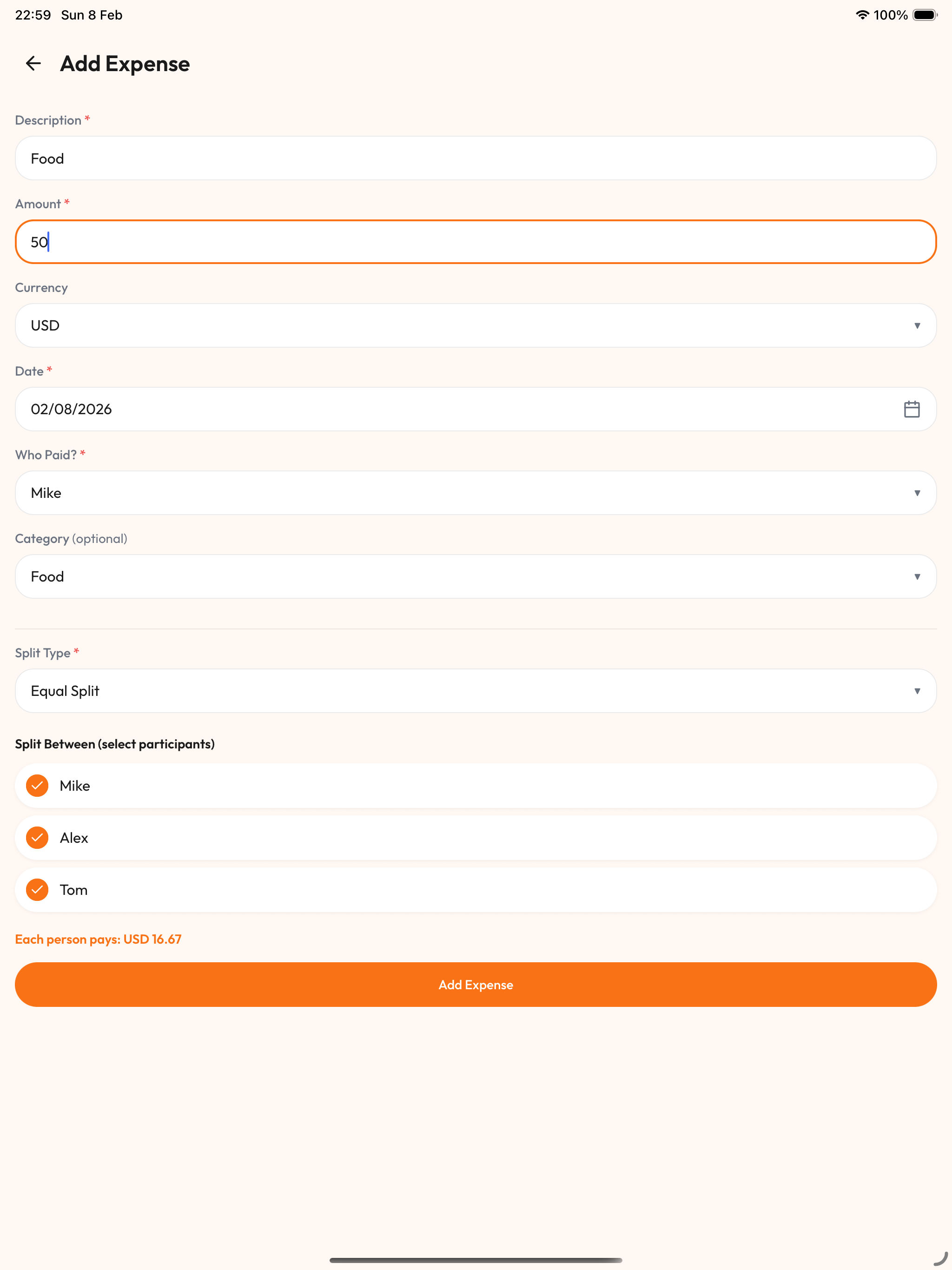 Splitie – Split & Settle Bills screenshot 8