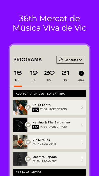 Mercat Música Viva Vic Screenshot