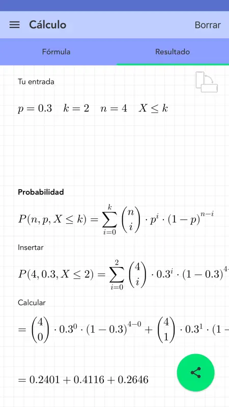 Distribución Binomial PRO screenshot 2 of 9