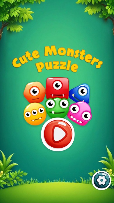 Screenshot #1 pour Cute Monsters Puzzle