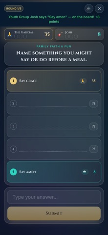 Faith Family Showdown iPhone screenshot