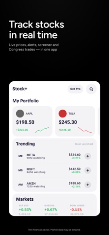 StockPlus: AI Congress Tracker Screenshot 1 of 8