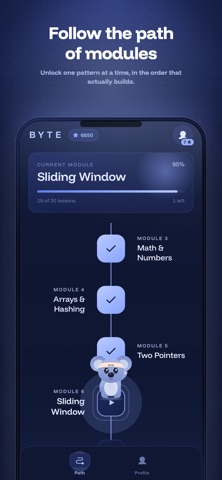 Byte: Practice DSA Screenshot 1 of 7