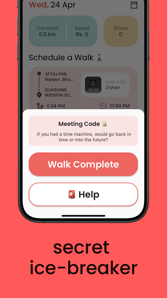 #6. WalkingPal - Get Walking Buddy (iOS) 由: WalkingPal Private Limited