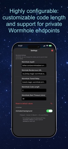 FTeleport - P2P File Transfer screenshot