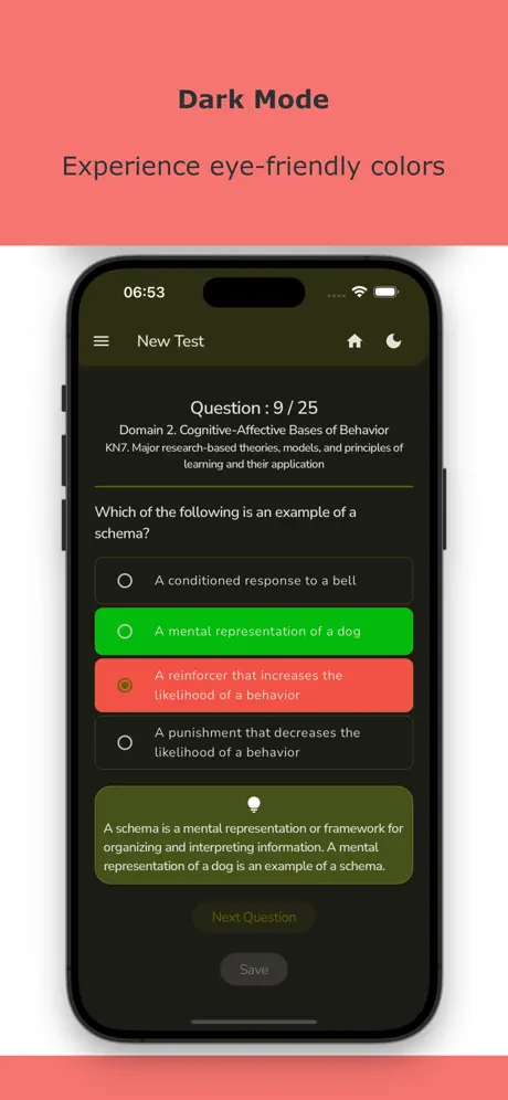 Psychology Practice Exam Test Screenshot 4
