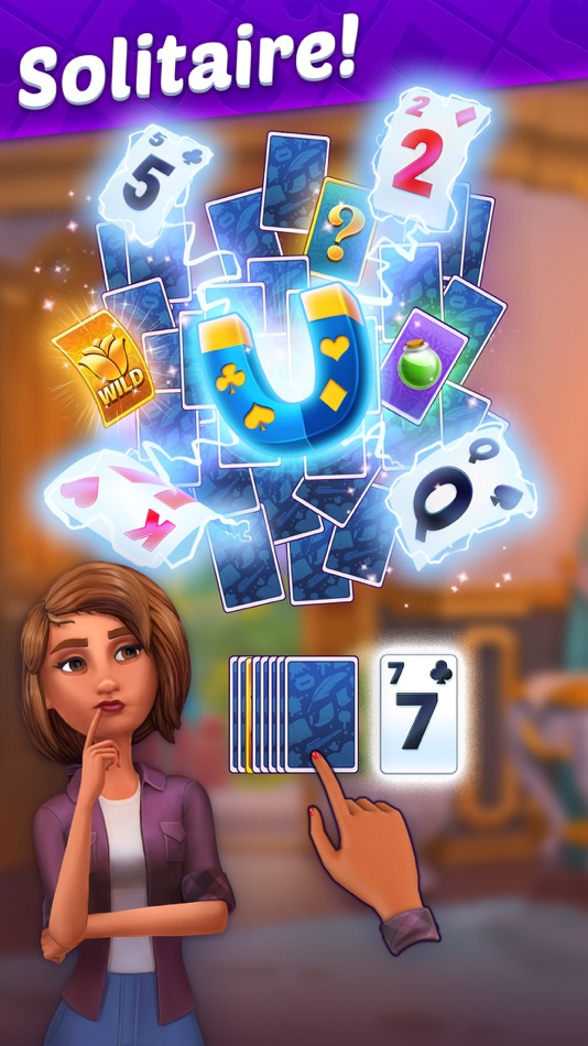 #3. Solitaire Story: Ava's Manor (iOS) 由: Uken Inc.