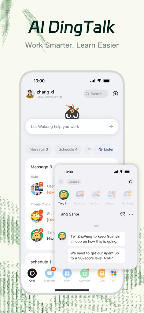 DingDing - Redefine Work in AI - Intelligent Chat Interface