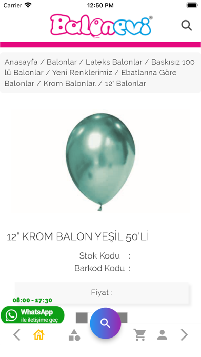 Balonevi Export B2B Screenshot