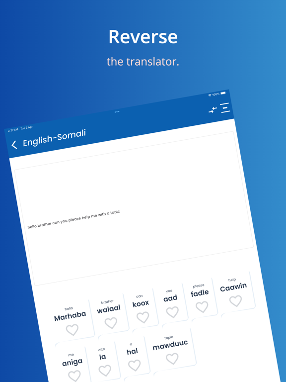 Screenshot #5 pour Somali Translator Offline