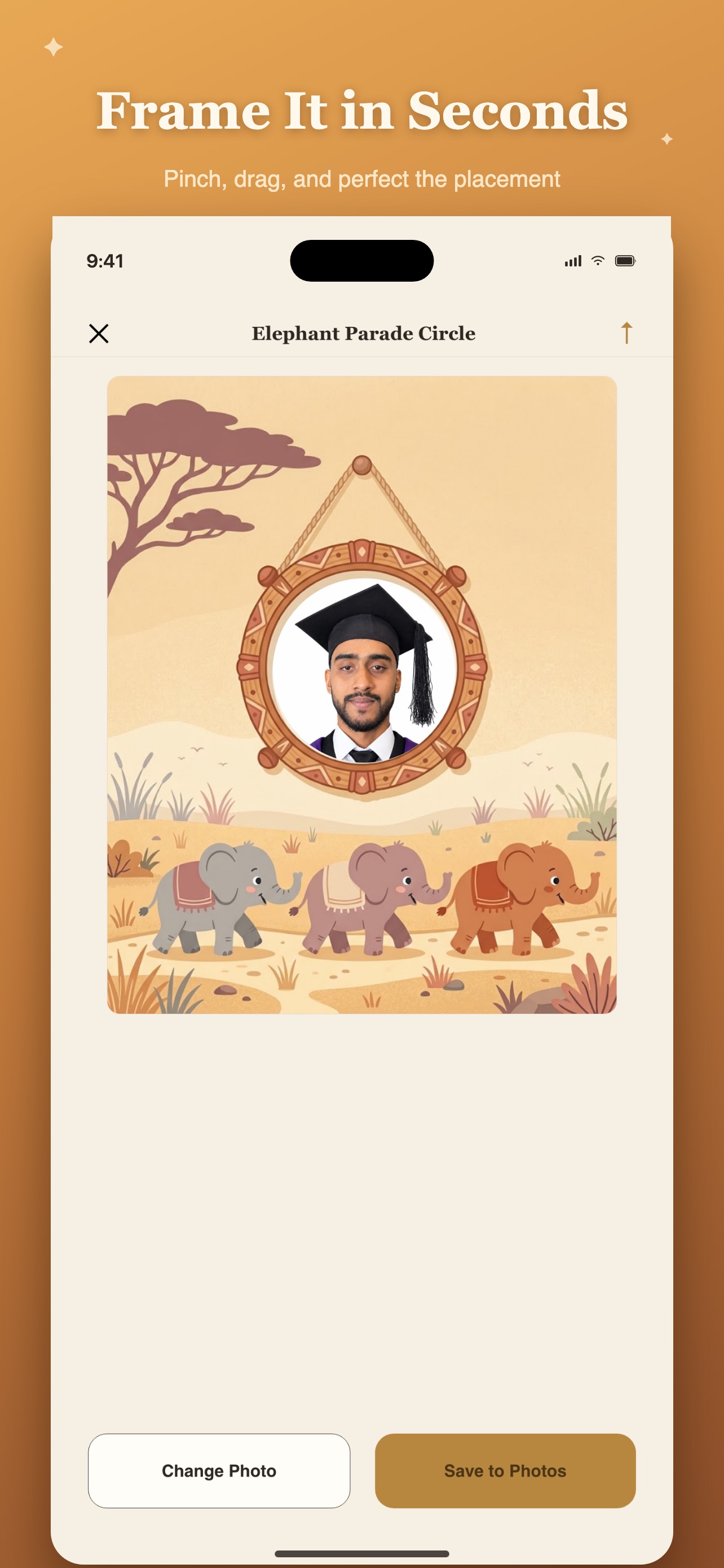 Screenshot 1 of Frame and Keep: Photo Editor