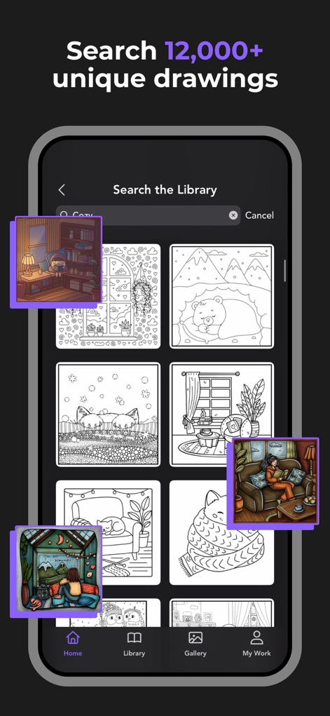 Adult Coloring Book - Pigment - Vast Content Library