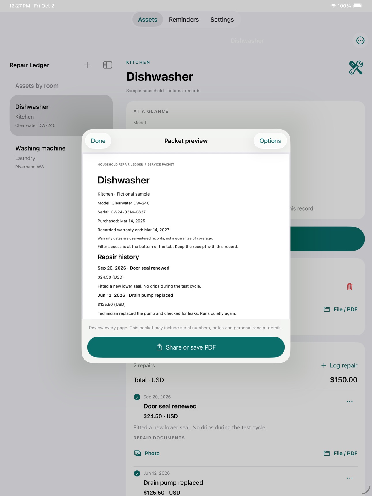 Screenshot 7 of Household Repair Ledger