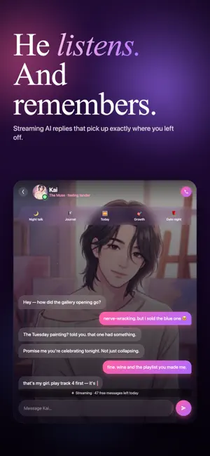 DreamBF - AI Boyfriend Chat screenshot 3