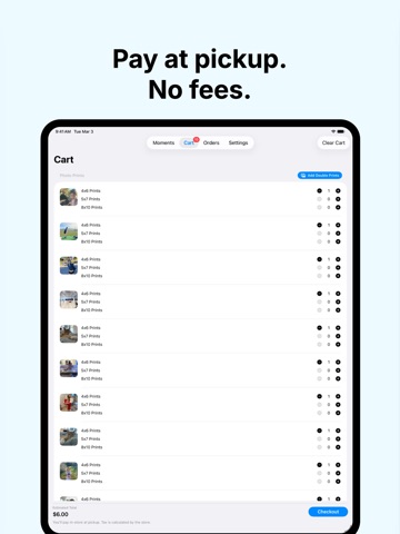 Print Moments iPad screenshot