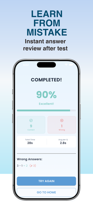 QuickMath: Speed Test Practice Screenshot 5 of 7