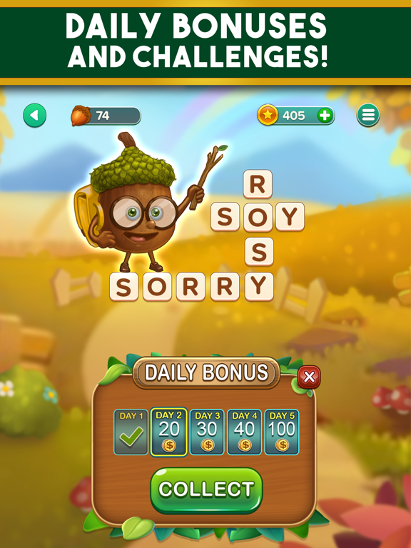 Screenshot #6 pour Word Nut Crossword Puzzle Game