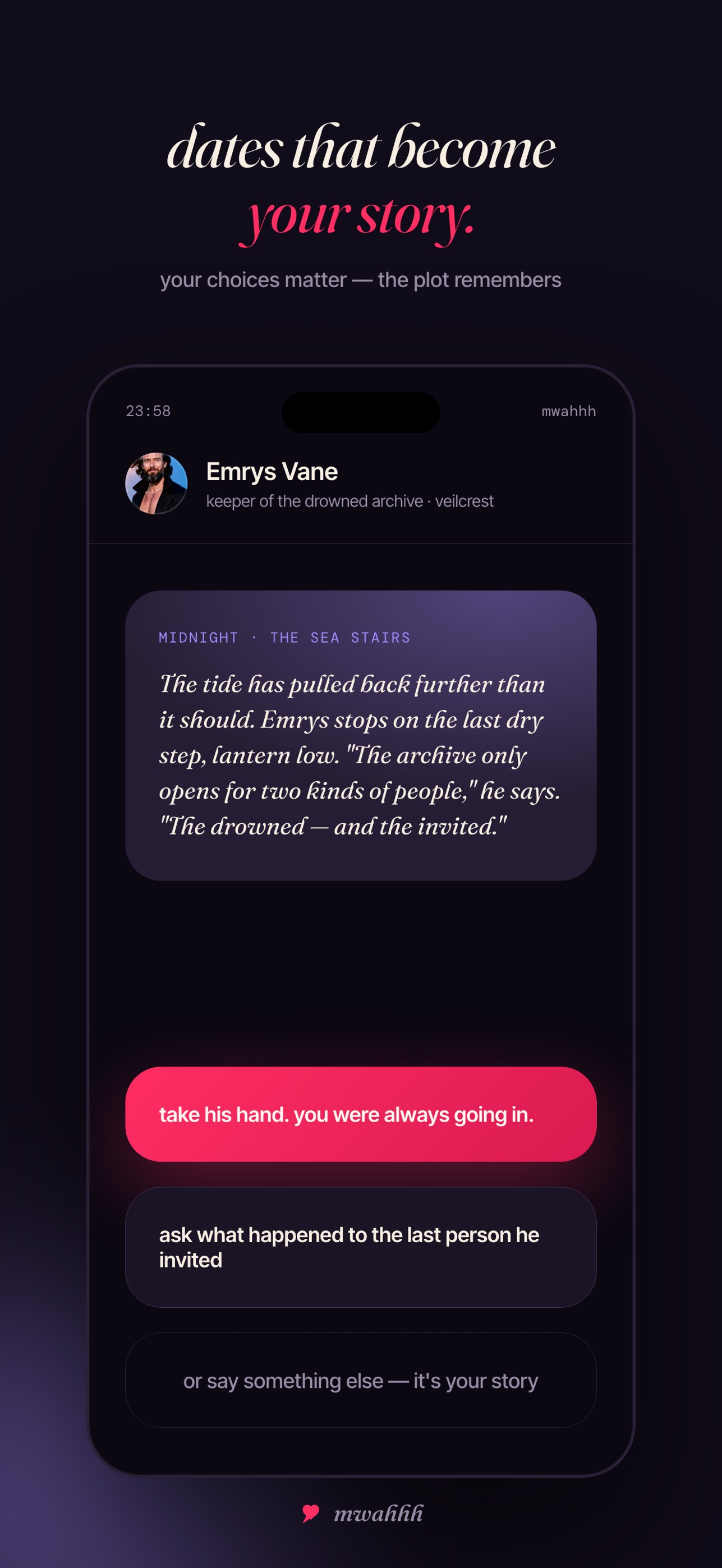 Screenshot 5 of Mwahhh: AI Romance & Chat