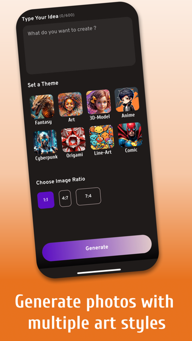 Photo Art generator - AI Screenshot
