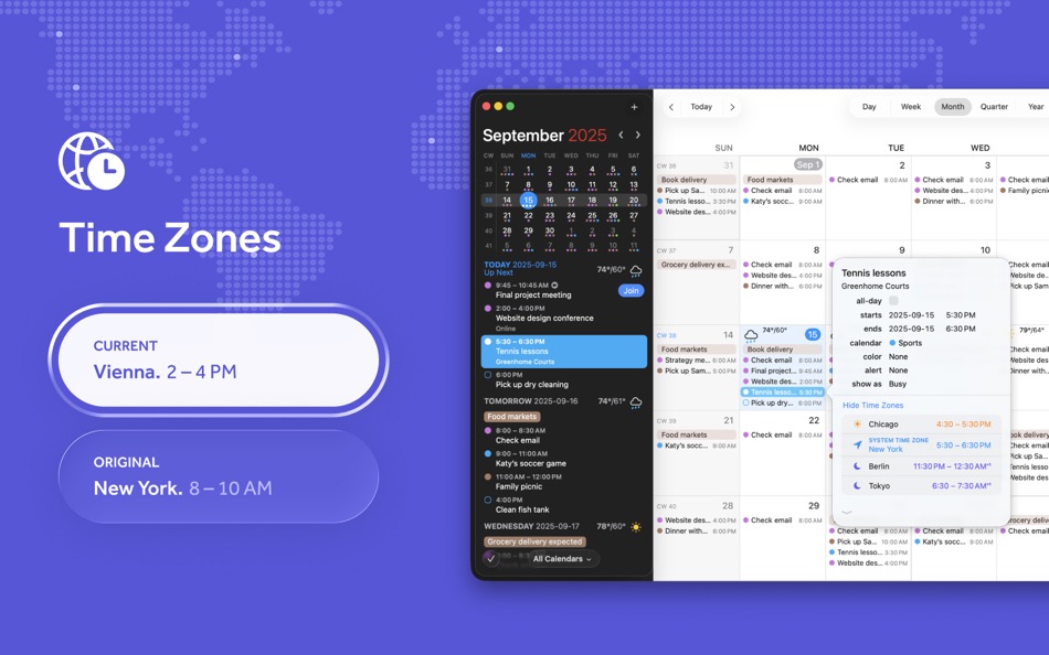 #10. Fantastical - Calendar (macOS) Göre: Flexibits Inc.