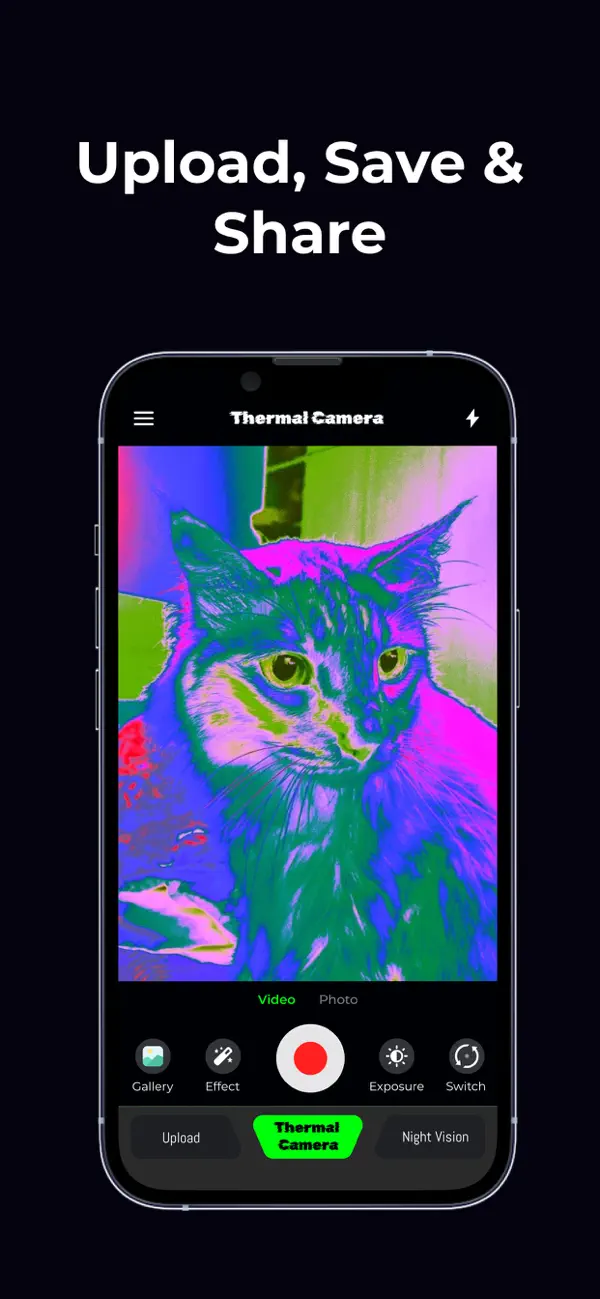 #5. Heat Sensor Camera (iOS) Ved: AAB Creative Studio